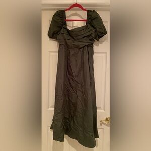 Few Moda River Maxi Dress Dark Green - Size 14